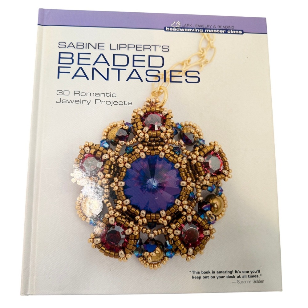 Sabine Lippert Beaded Fantasies 30 Romantic Jewelry making book beadweaving